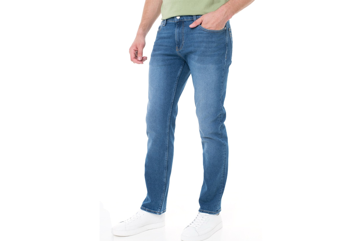 Calvin Klein Straight Παντελόνι Τζην (J30J321607 1A4) Μπλέ